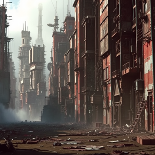 Post Apocalyptic Distopian City