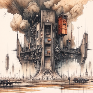 Post Apocalyptic Distopian City