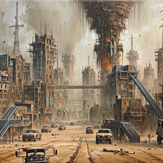 Post Apocalyptic Distopian City