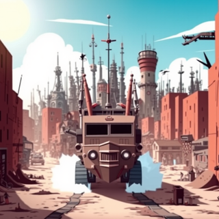 Post Apocalyptic Distopian City