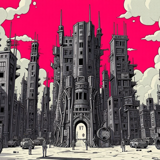 Post Apocalyptic Distopian City