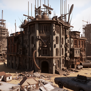 Post Apocalyptic Distopian City