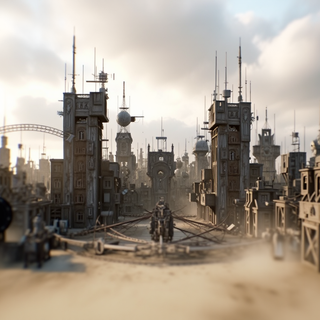 Post Apocalyptic Distopian City