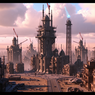 Post Apocalyptic Distopian City