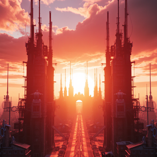 Post Apocalyptic Distopian City