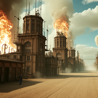 Post Apocalyptic Distopian City