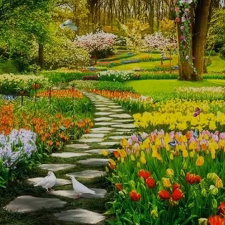 a beautiful garden for a beautiful day!