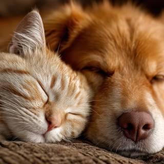 Cat & Dog Friendship