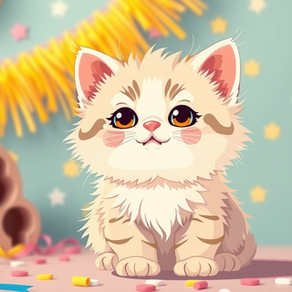 Fluffy Kitten
