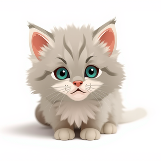 Fluffy Kitten