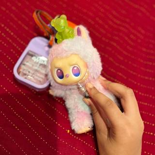 MY LABUBU DRINKING MINI BOBAAA