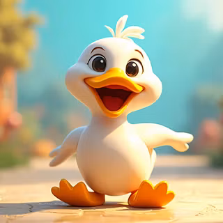 Cartoon Duck
