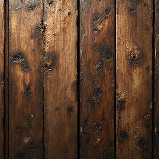 Vertical Wooden Sticks