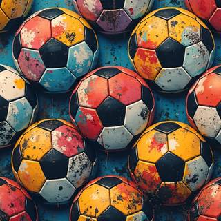 Soccer Balls Pattern