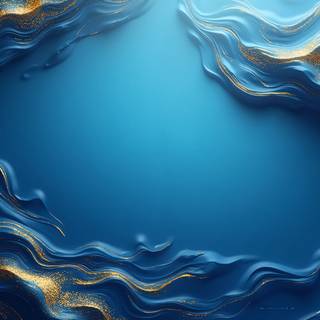 Blue Background With Gold Veins