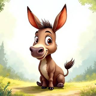 Cartoon Mule