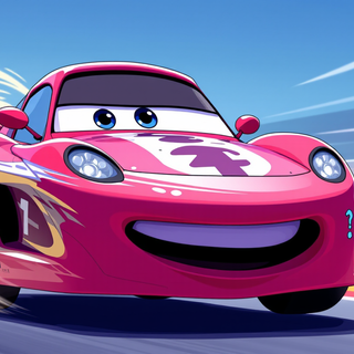 Cartoon Race Car