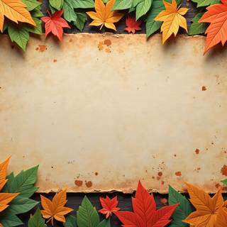 Autumn Leaves Frame