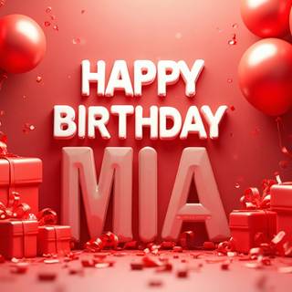 Mia Happy Birthday