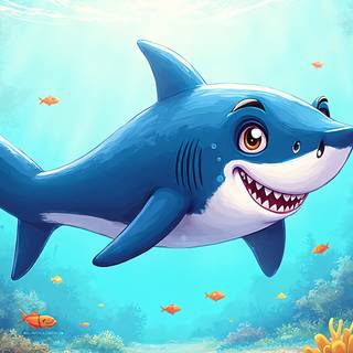 Cartoon Shark
