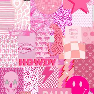 Preppy Pink Wallpaper <3 I love Preppy things :D Also PINK IS MY FAV COLOR ^^