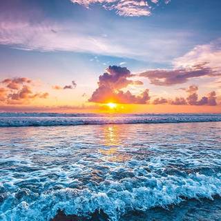 Papermoon Ocean Sunset Beach 