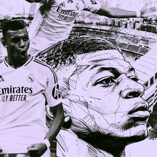 Kylian Mbappe Real Madrid Mobile Wallpaper 2025 HD