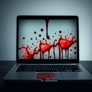 Bloody MacBook 