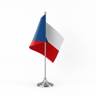 Czech Republic Table Flag