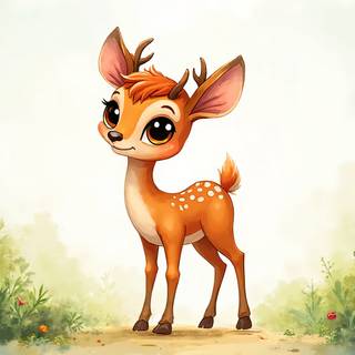 Cartoon Deer