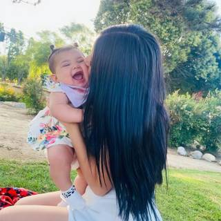 happy birthday niyah she holding ari