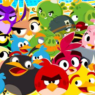 Birds and Pigs reunited!! - (Angry Birds)