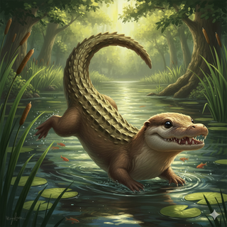 Otter + Alligator