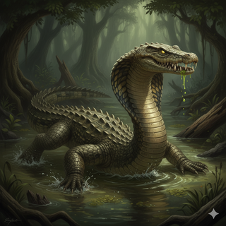 King Cobra + Crocodile