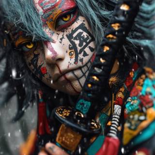 Generating Japanese Female Warrior