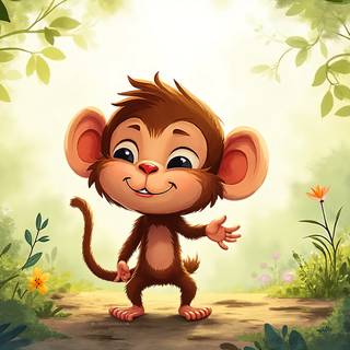 Cartoon Monkey