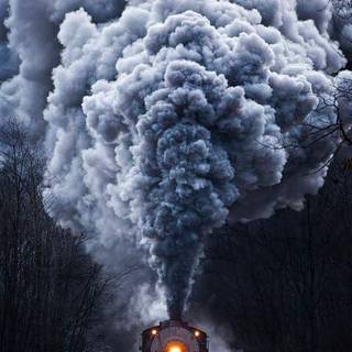 Colorful Steam Train