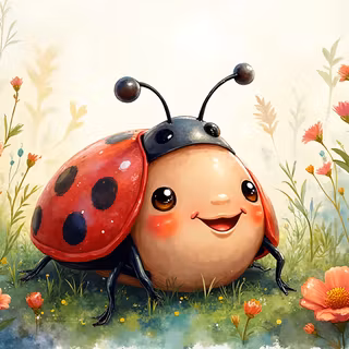 Cartoon Ladybug