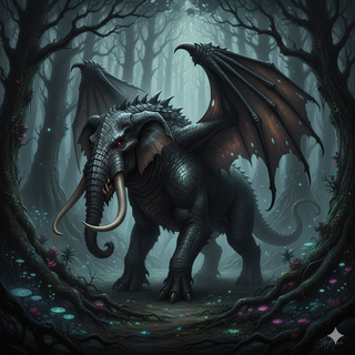 Demon Elephant Dragon