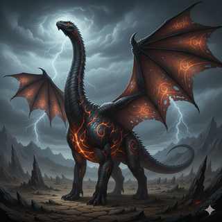 Demon Brachiosaurus Dragon