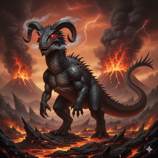 Demon Carnotaurus Dragon