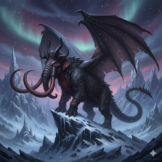 Demon Woolly Mammoth Dragon