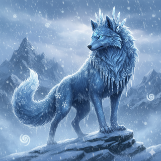 Fakemon Pokemon: Ice Wolf