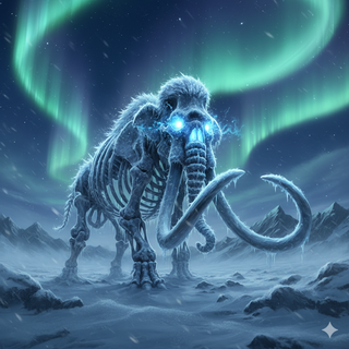 Fakemon Pokemon: Frozen Woolly Mammoth
