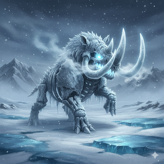 Fakemon Pokemon: Undead Woolly Rhino