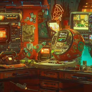 Retrofuturistic Tech