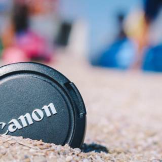 canon camera sand beach
