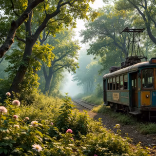 Abandoned Vintage Train