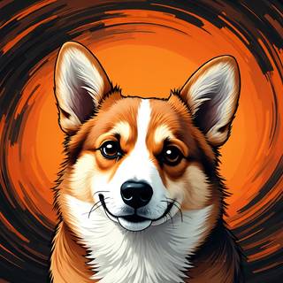 Painted Corgi