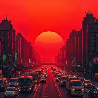 Red Sunset